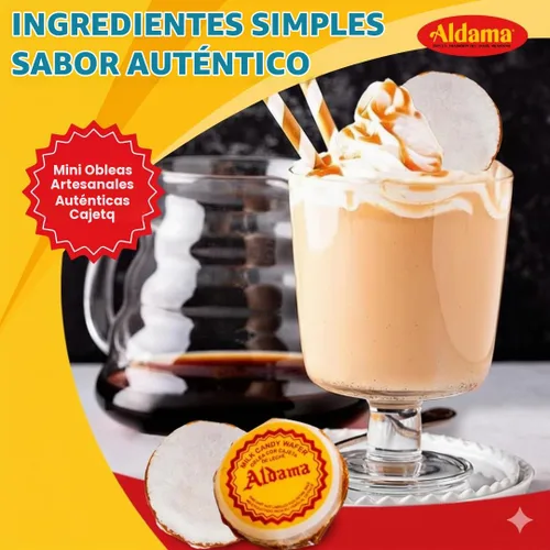 Vista 5 de ALDAMA Mini obleas de caramelo de leche Obleas – Dulces tradicionales mexicanos de oblea de cajeta, envueltos individualmente
