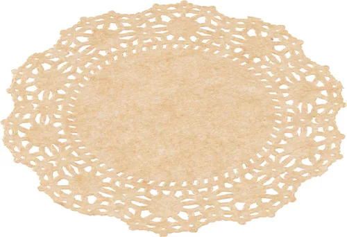 Vista 48 de Restaurantware Pastry Tek Blondas de Encaje de 4 x 4 Pulgadas 100 Vajilla Decorativa - Blondas de Mesa Desechables Redondas de Papel Negro