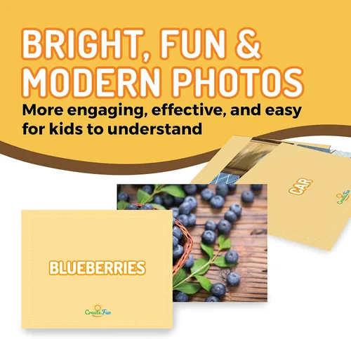 Vista 5 de 50 Tarjetas de sustantivos, tarjetas fotográficas educativas divertidas para construir vocabulario para niños, educación en casa, adultos, personas