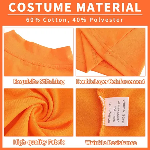 Vista 6 de ZOKJFDK Velma Costume for Adult Women Halloween Classic Movie Characters Costume Daphne Costume Adult Women for Cosplay