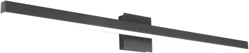 Vista 10 de Aipsun - Lámpara LED para baño moderna, color negro