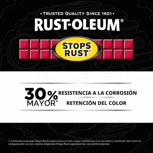 Vista 5 de Rust-Oleum 384757 Stops Rust Custom Spray de imprimación automotriz 5 en 1, 12 oz, gris oscuro mate