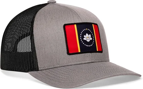 Vista 13 de HAKA Gorra de béisbol unisex con diseño de bandera del estado Gorra de béisbol de malla de camionero