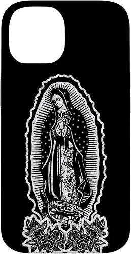 Vista 4 de Funda para iPhone 16 Nuestra Señora Virgen De Guadalupe Virgen María Tattoo Hombres Mujeres