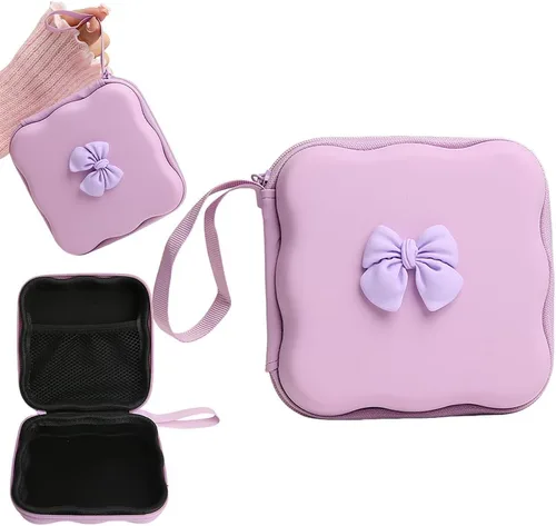 Vista 17 de Funda de almacenamiento para cargador, diseño de ondas, protector de cargador de viaje, organizador de cables para auriculares, caja