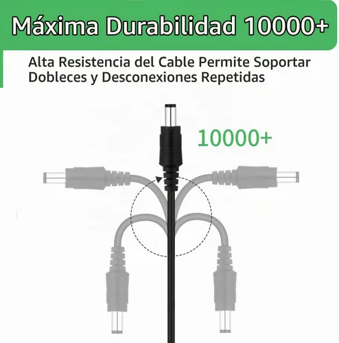 Vista 5 de Adaptador de fuente de alimentación de 18 V 1 A CA, adaptador de 18 voltios y 1 amperio, enchufe de 0.217 in x 0.083 in compatible con 18 voltios