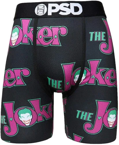 Vista 2 de PSD Dc Crazed Joker - Calzoncillos tipo bóxer para hombre, Negro