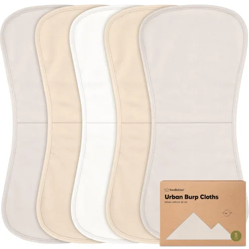 Vista 19 de Paños orgánicos para eructos para bebés niños y niñas, paquete de 5 paños de algodón súper absorbentes para bebés, trapos suaves y afelpados