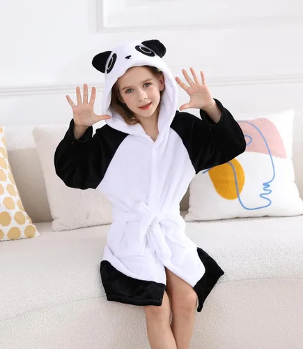 Vista 7 de CuteOn Bata de baño para mujer, forro polar suave con capucha y felpa