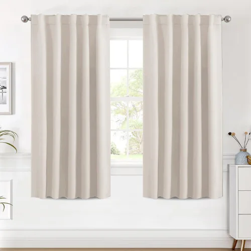 Vista 47 de H.VERSAILTEX Cortinas Opacas con Aislamiento Térmico, Paneles de Tratamiento de Ventanas que Oscurecen la Habitación, Cortinas Opacas para Sala
