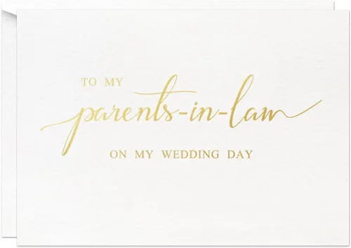 Vista 9 de MAGJUCHE Tarjeta de boda con texto en inglés «To My Brother On My Wedding Day», tarjeta de boda