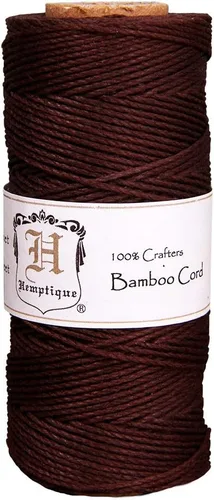 Vista 7 de Carrete de cuerda de bambú 20lb 205'-Negro