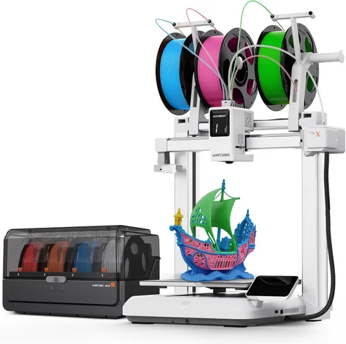 Vista 10 de Anycubic Kobra X Impresora 3D multicolor, fácil configuración