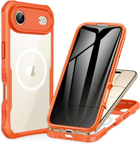 Vista 118 de CENHUFO Funda de privacidad para iPhone 11 Pro, funda de cuerpo completo con protector de pantalla de privacidad de vidrio templado 9H integrado