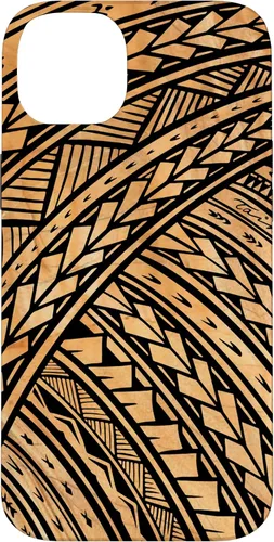 Vista 15 de Polynesian Art Island Inspired Case for iPhone 17