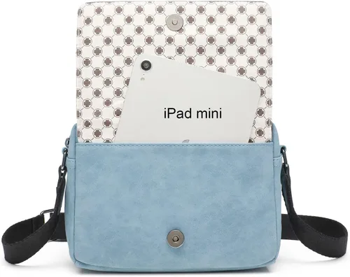 Vista 5 de Bolsos cruzados pequeños para mujer, bolsos cruzados de moda, bolsos cruzados de piel sintética con correa Gultar