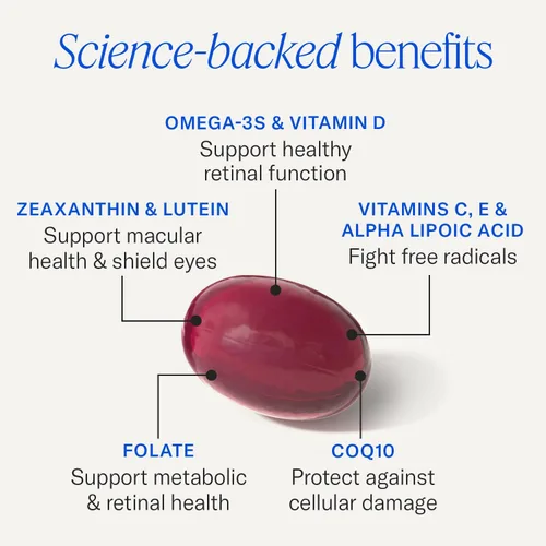Vista 3 de eyepromise restaurar Suplemento – Complete macular Salud Fórmula con Zeaxanthin & Lutein para ocular Nutrición Omega 3 Supplement for Aging Eyes