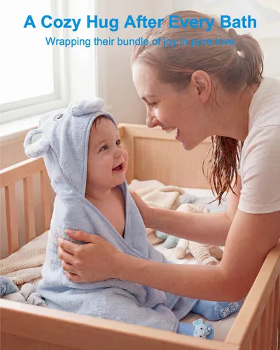 Vista 4 de Juego de 22 cestas de regalo para bebé, regalos de baby shower de 0 a 12 meses Premium Baby Shower Gifts for Boys: Newborn Essentials Set in Woven