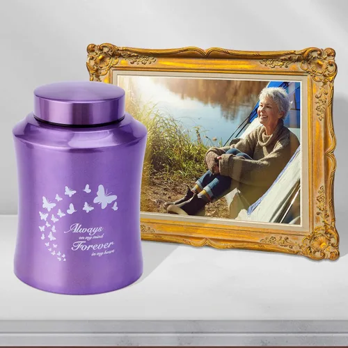 Vista 7 de Urnas de cremación grandes para cenizas humanas, madres adultas, grandes de 160 libras, color morado, para cenizas, para mujeres, madres, abuelas