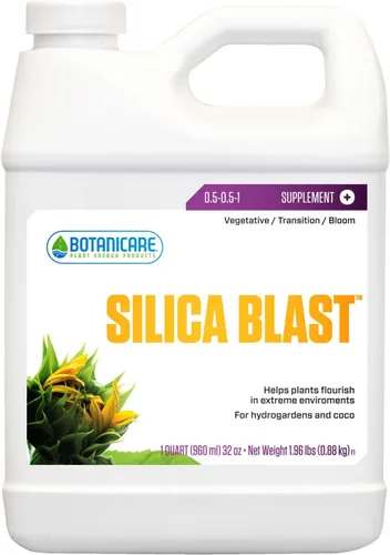 Vista 9 de Botanicare SILICA BLAST suplemento de planta fórmula 0-0-0.5, 1 galón, Sencillo