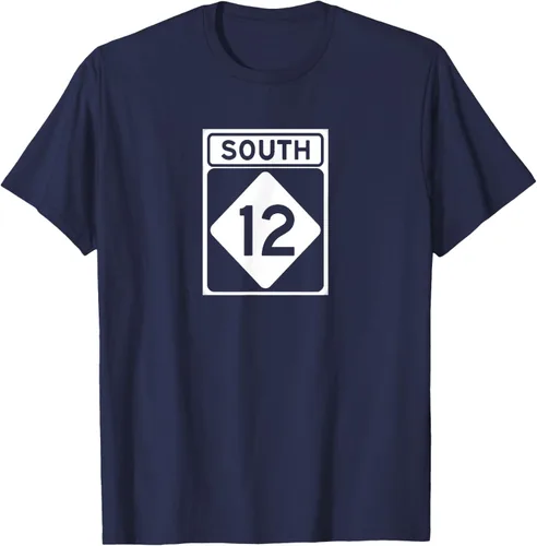 Vista 48 de Highway 12 South NC Outer Banks North Carolina Hwy - Camiseta, Negro, S