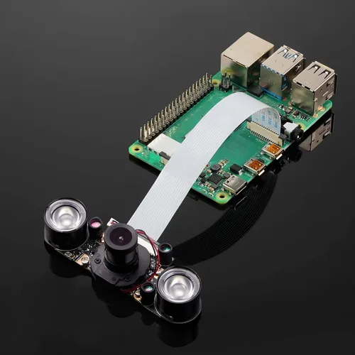 Vista 7 de Weewooday 2 juegos para cámara 1080P Webcam 5MP OV5647 Sensor de visión diurna y nocturna IR-Cut Video Focus Ajuste Compatible con Raspberry Pi RPi