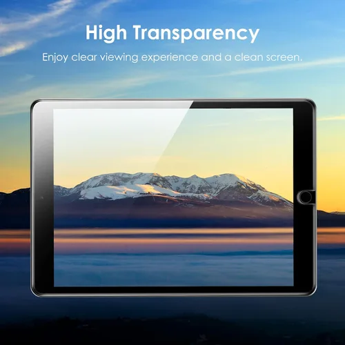 Vista 5 de JETech Protector de pantalla One Touch Install para iPad de 10.2 pulgadas (9ª/8ª/7ª generación, 2021/2020/2019), película de vidrio templado con kit
