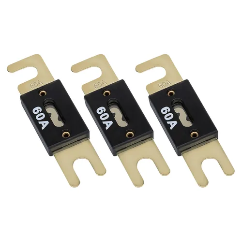 Vista 11 de 3 Fusibles de Cuchilla ANL de 30 Amperios 32VDC, Fusibles para Automóvil, Fusibles Marinos, Fusible en Línea ANL Chapado en Oro Compatible