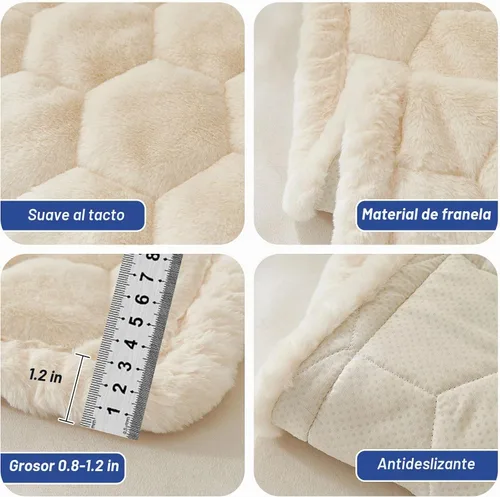 Vista 6 de GKXLH Funda de Sofá Gruesa Nueva Lavable - Fundas de Sofá Universales de Franela Suave 2 3 4 Plazas, Funda de Sofá Antideslizante, Fundas de Asiento