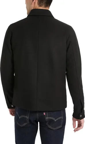 Vista 3 de Van Heusen Van Heusen Trudy Casual Trucker - Chaqueta para hombre Negro
