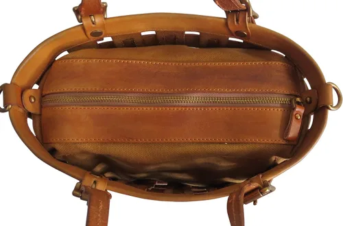 Vista 6 de Amerileather Bolso de cuero para mujer, bolso de hombro