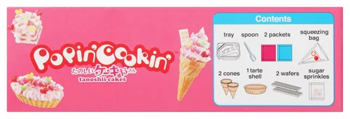 Vista 4 de Kracie Popin' Cookin' Kit de pastel de caramelo para bricolaje, sin hornear, 0.9 onzas (paquete de 1)