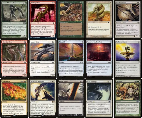 Vista 5 de Baraja de comandante de astilla - Hecho a medida - Elite - MTG - La primera astilla - EDH - 100 cartas