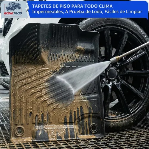 Vista 9 de Rongtaod Alfombrillas de piso compatibles con Honda Pilot 2016-2022 de 7 asientos, alfombrilla de maletero, alfombrilla de carga, forro de carga