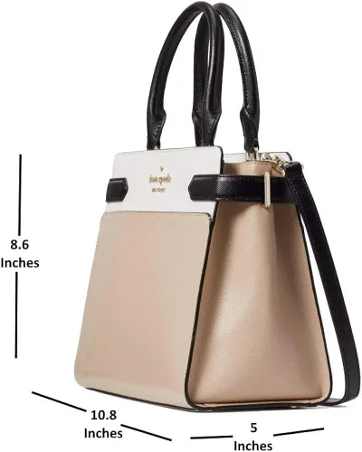 Vista 5 de Kate Spade New York Staci - Bolso de cuero Saffiano mediano
