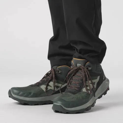 Vista 2 de Salomon Botas de senderismo OUTPULSE Mid Gore-Tex para hombre Urban Chic/Sombra/Cuero crudo