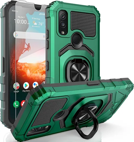 Vista 9 de Ailiber DuraSport UW C6930 - Funda compatible con Kyocera DuraSport 5G, con protector de pantalla, soporte de anillo para montaje magnético