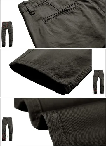 Vista 6 de Match Mens Regular-Fit Casual Flat Front Chino Pants