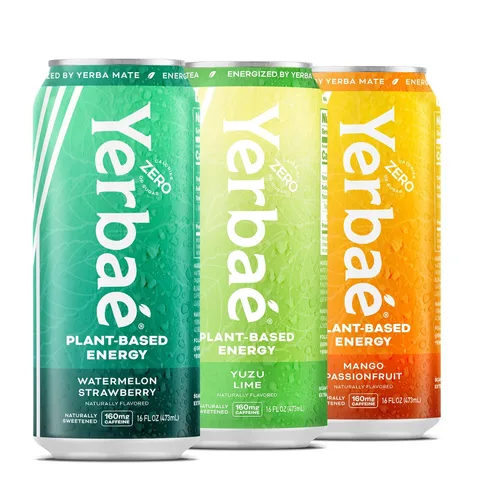 Vista 16 de Yerbae - Agua espumosa mejorada (12 unidades) Energy Yerba Mate 340 ml, lata