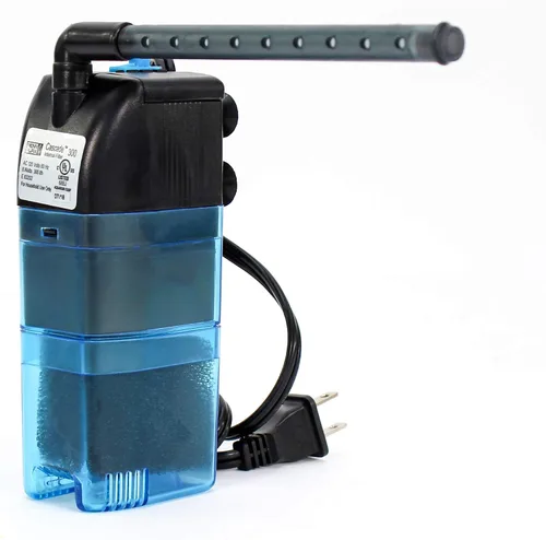 Vista 4 de Penn-Plax Cascade 300 Filtro Interno Completamente Sumergible – Proporciona Filtración Física, Biológica y Química para Acuarios y Tanques