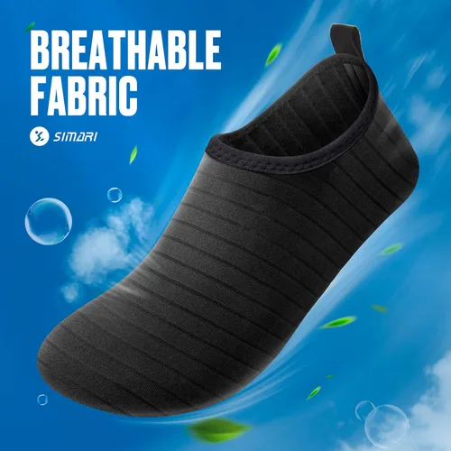 Vista 5 de SIMARI - Zapatos de agua para mujer y hombre, para natación, playa, agua, secado rápido, para yoga, surf, exteriores, SWS001