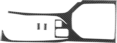 Vista 23 de Adhesivo de fibra de carbono para el centro de la caja de cambios de Conosle, para el marco del panel de cambios, compatible con Subaru Impreza
