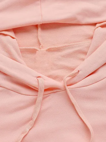 Vista 3 de Sudadera SweatyRocks corta con capucha, manga larga, con estampado de gato, para mujer