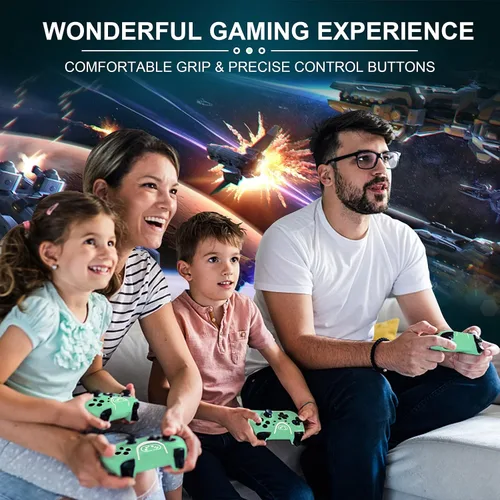 Vista 6 de BRHE Wireless Switch Pro Controller for Nintendo Switch N-SLiteOLEDAndroidIOS 130PC Switch Remote Gamepad with Joystick Adjustable Turbo Vibration