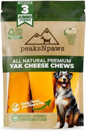 Vista 13 de peaksNpaws Yak Cheese - Masticables para perros del Himalaya, con alto contenido de proteínas, golosinas naturales para perros pequeños, sin