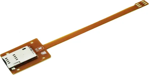 Vista 2 de Sintech Nano SIM 3G 4G tarjeta macho a estándar UIM SIM hembra extensión plana FPC cable extensor 5.9 in, compatible con iPhone 5-11