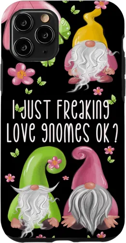 Vista 29 de Funda de gnomo floral de primavera para mujeres y niñas, lindo diseño de gnomos de verano para iPhone 17