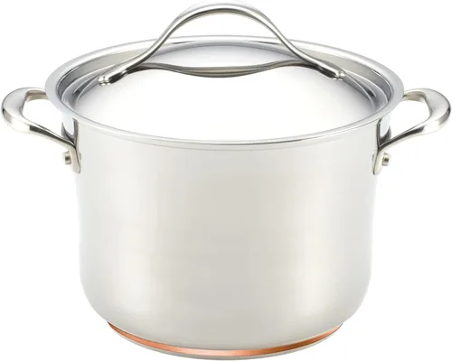 Vista 8 de Anolon Acero inoxidable y aluminio anodizado duro, juego de utensilios de cocina (11 piezas)