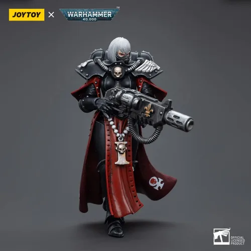 Vista 6 de Figuras de acción JoyToy 1/18 Warhammer 40k Mecha Joy Toy Modelo de Adepta Sororitas Hermana de Batalla Hermana Jurel