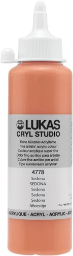 Vista 14 de Lukas CRYL Studio Artist - Pintura acrílica para artistas, Alizarín Carmesí, botella de 250 ml - Pinturas acrílicas de alto pigmento para pintar
